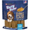 Purina Busy Bone Made in USA Facilities, Long Lasting Small/Medium Breed Adult Dog Chews, Peanut Butter Flavor - 6 ct. Pouch 6 Count (Pack of 1) 42 81tWfZrNCNS