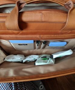 Solo Walker Leather Rolling Laptop Bag, Tan 42 81tYLXJXeKL