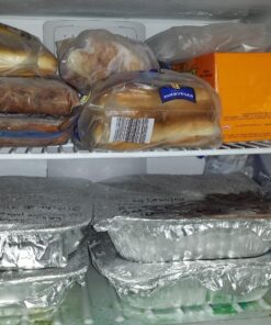 Aluminum Half Size Deep Foil Pan 30 packs Safe for use in freezer, oven, and steam table.pen,12 1/2" x 10 1/4" x 2 1/2" (-40 gauge-!)Made In The USA 7 81tZgomGNIL