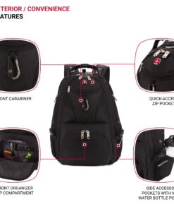 SwissGear 5977 ScanSmart Laptop Backpack, Black, 17-Inch 19 81tZyuWb0YL