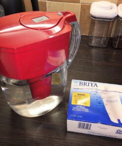 Brita Standard Water Filter Replacements for Pitchers and Dispensers, Lasts 2 Months, Reduces Chlorine Taste and Odor, 3 Count 74 81tbJk3BDrL