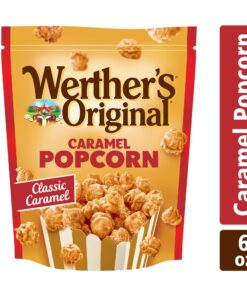 Werther's Original Caramel Popcorn, Resealable Pouch, 6 Oz Bag 12 81tcvbbNAZL