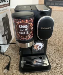 Cuisinart Single Serve Coffee Maker + Coffee Grinder, 48-Ounce Removable Reservoir, Black, DGB-2 Burr Grind & Brew 43 81tdkYby7rL