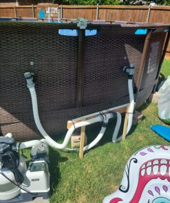 GAME 4560 40mm Hose to 1 1/2 Inch Inlet/Outlet, Adapter Conversion Kit (For Intex & Bestway Pools), 2 Count (Pack of 1) ,Grey 46 81te5iqWUtL