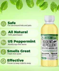 Alternative view of Mighty Mint 8 oz Peppermint Rodent Repellent Concentrate - Makes 1 Gallon - Natural Spray for Rats, Mice, and More