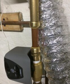 LeakSMART - First Generation Leak Prevention Kit - (1) Shut Off Valve for 3/4" Water main + (1) Sensor 3/4" Pipe, Valve+Sensor 11 81teOTxowlL