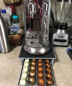 Breville Nespresso Nespresso Creatista Plus Coffee Espresso Machine, Brushed Stainless Steel BNE800BSSUSC Silver 60 81tereABvLL