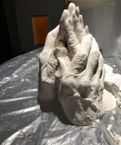 Luna Bean Huge Oversize XL Family Hand Casting Kit – Family Size Hand Molding Kit – Casts 6 Hands Comfortably Adults & Kids, Gifts for Family with Kids - Thanksgiving Gifts Family XL 69 81tfC3N4CrL