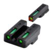 TRUGLO TFX PRO Handgun Sight | Compact Snag-Free Durable Shock-Resistant Glowing Tritium & Fiber-Optic Xtreme Night Sight for Handguns CZ 75 Set 30 81tfCjFCrvL
