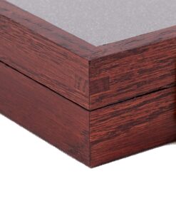 Two Timbers Extra Large Display Case with Cherry Finish Handmade Wood Box with Glass Top, Arrowheads, Knives, Rocks, Pins, Collectibles, Collections, Medals, Military Coins 4h, Memory Box Keepsakes 16 81tg3K0fRFL