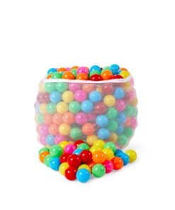 Alternative view of Amazon Basics BPA Free Crush-Proof Plastic Pit Ball with Storage Bag, Toddlers Kids 12+ Months, Pack of 400 Balls, 6 Bright Colors