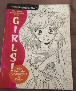 The Manga Artist's Coloring Book: Girls!: Fun Female Characters to Color Paperback 67 81thebm0LxL