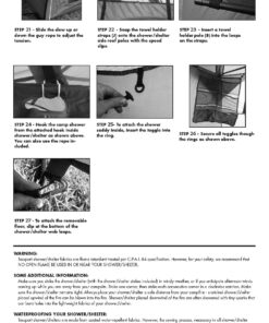 Texsport Portable Outdoor Camping Shower Privacy Shelter Changing Room, Gray, 1 Count (Pack of 1) 40 81thfODqzL