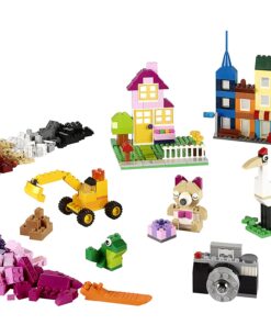 Alternative view of LEGO Classic Large Creative Brick Box 10698 Building Toy Set for Back to School, Toy Storage Solution for Classrooms, Interactive Building Toy for Kids, Boys, and Girls Standard