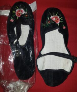 Shoes 18 Womens Cotton China Doll Mary Jane Shoes Ballerina Ballet Flats Shoes 7 118a Black Suede 11 81tj4AC7kJL