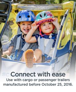 Coupler Hitch Attachments for Instep and Schwinn Bike Trailers, Flat and Angled Couplers for a Wide Range of Bicycle Carriers, Trailer Sizes, Models, and Styles Flat Coupler 23 81tjynhSqHL