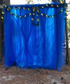 Craft And Party, Royal Blue Fabric Tulle Roll 54 Inch by 40 Yards (120 ft) Fabric Tulle Bolt for DIY Tutu Skirt, Wedding and Decoration (Royal Blue) 54" x 40 yards 35 81tkH7JL3TL