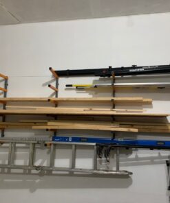 Bora Wood Organizer and Lumber Storage Metal Rack with 6-Level Wall Mount – Indoor and Outdoor Use, In Orange | PBR-001 68 81tkZtwzoFL