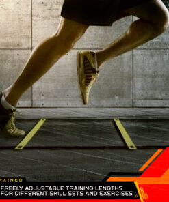 Trained Agility Ladder 20ft, 2 Agility Drills eBook & Carry Case Yellow 14 81tkcKVrBpL