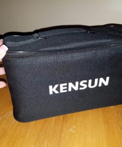 Kensun AC/DC Digital Tire Inflator for Car 12V DC and Home 110V AC Rapid Performance Portable Air Compressor Pump for Car, Bicycle, Motorcycle, Basketball and Others 46 81tkvO0XA L