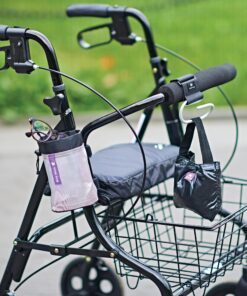 Think King Jumbo Swirly Hook for Strollers/Walkers, Brushed Aluminum/Black 19 81tls0UnUYL