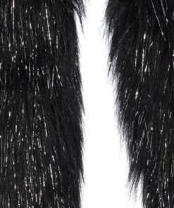 Alternative view of Leg Avenue Women's Furry Festival Leg Warmers Black/Silver