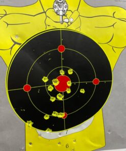 Splatterburst Targets -12 inch Stick & Splatter Self Adhesive Shooting Targets - Gun - Rifle - Pistol - Airsoft - BB Gun - Pellet Gun - Air Rifle - Made in USA 50 pack 22 81tn1HYY8L