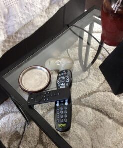 Londo Remote Control Holder with 5 Pockets - Store DVD, Blu-Ray, TV, Roku or Apple TV Remotes - PU Leather with Suede Lining - Slim, Compact Living or Bedroom Storage Red 19 81tnpinVhzL