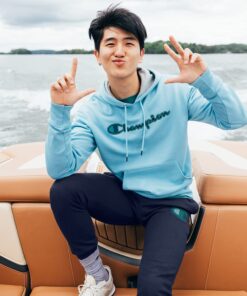 Champion Men's Powerblend Fleece Joggers (Retired Colors) Small Athletic Navy Faux Quilt C 10 81tnzx3OhyL