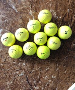 Yellow Premium Brand Golf Balls 50 Pack (50BKT-PLYL-3-COM), One Size 31 81to5rJhlqL