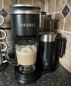 Keurig K-Cafe SMART Single Serve K-Cup Pod Coffee, Latte and Cappuccino Maker, Black 78 81to64bb4qL