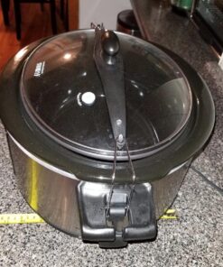 Hamilton Beach Portable 6 Quart Set & Forget Digital Programmable Slow Cooker Lock, Dishwasher Safe Crock & Lid, Temperature Probe, Stainless Steel 33 81toQMxFXL