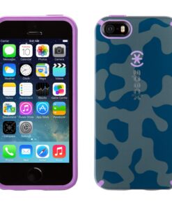 Alternative view of Speck Products CandyShell Inked Case for iPhone 5/5s - CamoTone Blue/Revolution Purple