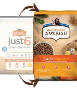 Alternative view of Rachael Ray Nutrish Limited Ingredient Dog Food, Lamb Meal & Brown Rice Recipe, 28 lb. Bag Dry Food 28 Pound (Pack of 1)