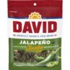 DAVID Roasted and Salted Jalapeño Jumbo Sunflower Seeds, 5.25 oz, 12 Pack 5.25 Ounce (Pack of 12) 25 81ttkTBlQEL