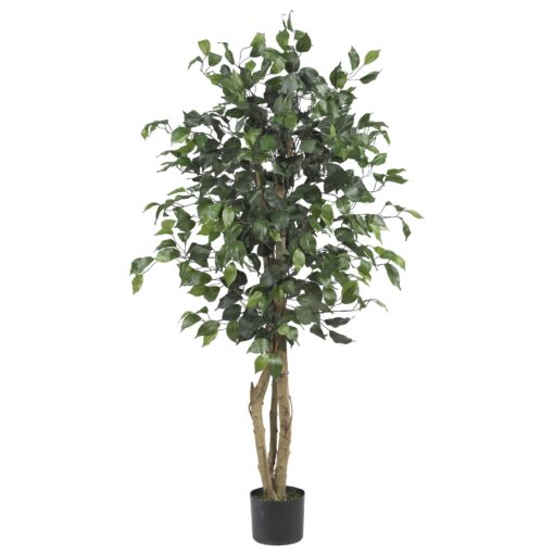 Nearly Natural 5299 Ficus Silk Tree, 4-Feet(48 in), Green 48 in Trees