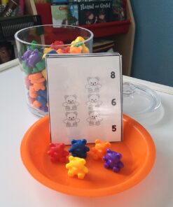 Learning Resources Baby Bear Sorting Set, Counting and Sorting Toys, Baby Bear Counters, Sorting Bears, 108 Pieces, Ages 3+ 22 81tv29uI4wL