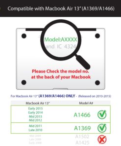 Alternative view of GMYLE MacBook Air 13 Inch Case A1466 A1369 Old Version 2010 2017, Hard Shell Plastic Clear Crystal Glossy Snap On Cover (Pineapple The Tropical Fruit) MacBook Air 13" (A1369/A1466) Sweet Pineapple