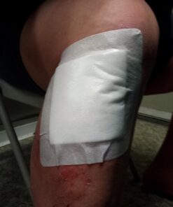 Dynarex 3036 DynaGuard Waterproof Dressing, Sterile, Four-Layer Composite Dressing, 6" x 6", Pack of 10 10 Count/6 X 6 Inch 1 19 81twYVLnhEL