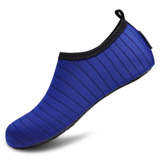 VIFUUR Water Sports Shoes Barefoot Quick-Dry Aqua Yoga Socks Slip-on for Men Women 11-12 Women/9.5-10.5 Men Blue