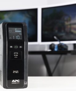 APC UPS 1350VA Sine Wave UPS Battery Backup and Surge Protector, BR1350MS Backup Battery Power Supply with AVR, (2) USB Charger Ports Sinewave 27 81tyEiEuPYL