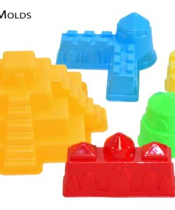 JustForKids Beach Toy Set, Summer Beach Fun Activity, Castle Bucket Sand Mold 16Piece Set, Play Kit for Kids with Heavy Duty Reusable Mesh Bag,Assorted,5",10060 17 81tyFdxvB8L