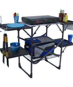 GCI Outdoor Slim-Fold Cook Station, Portable Camp Kitchen Table Pack of 1 Modern 24 81tz2 nKuqL