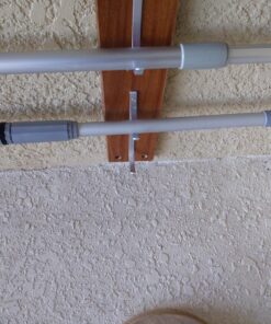 JED Pool Tools 50-560-16 Professional Deluxe Anodized Telescopic Pole, 16-Feet,Black and Silver Pole Only 27 81tzHMsW03L