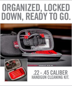 Real Avid Handgun Cleaning Kit: All in One 13 Piece Pistol Cleaning Kit With Cleaning Rod, Bore Brushes, Gun Cleaning Jags & Gun Cleaning Patches For .22 .357 9MM .38 .40 .44 & .45 Caliber Handguns 37 81u0DiAsNBS 1