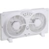Genesis Twin Fan High Velocity Reversible AirFlow Fan, LED Indicator Lights Adjustable Thermostat & Max Cool Technology, ETL Certified, White (A1WINDOWFAN) 48 81u1Ey88l1L 1