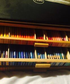 U.S. Art Supply 4 Drawer Wood Artist Supply Storage Box - Pastels, Pencils, Pens, Markers, Brushes 56 81u1JktV7L