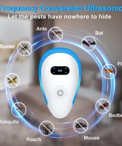 Avantaway Ultrasonic Pest Repeller, Indoor Pest Control for Mosquito, Mouse, Cockroach, Bug, Roach,Upgraded Electronic Plug-in Insect Repellent for House, Garages, Warehouses, Offices, Hotel,6 Pack 9 81u5tpHPDAL