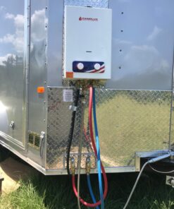 Tankless Water Heater, Camplux 1.58GPM Outdoor Propane Gas Water Heater with Portable Handle, White, 6L 30 81u5uOfj5DL