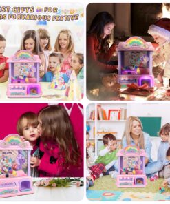 Amy&Benton Claw Machine for Kids Grabber Arcade Crane Vending Toy with Prizes for Girls Unicorn 35 81u6IJytbhL